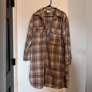 Boutique flannel jacket